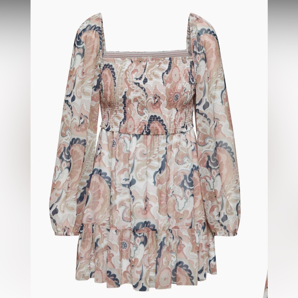 WILFRED temptress dress paisley print